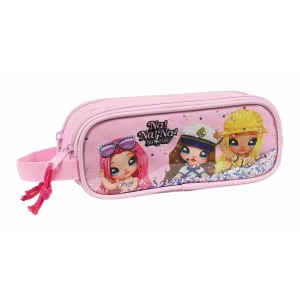 Zweifaches Mehrzweck-Etui Na!Na!Na! Surprise Sparkles Hellrosa 21 x 8 x 6 cm