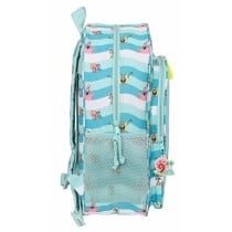 Schulrucksack Spongebob Stay positive Blau Weiß