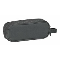 Zweifaches Mehrzweck-Etui Safta Basic Grau 21 x 8 x 6 cm