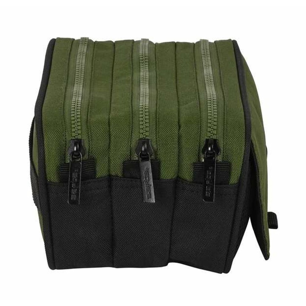 Triple Carry-all Safta Dark Forest Green 21,5 x 10 x 8 cm