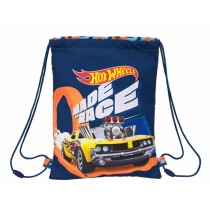 Rucksacktasche mit Bändern Hot Wheels Speed club Orange Marineblau 26 x 34 x 1 cm