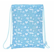 Sac à dos serré par des ficelles Peppa Pig Bleu clair 26 x 34 x 1 cm