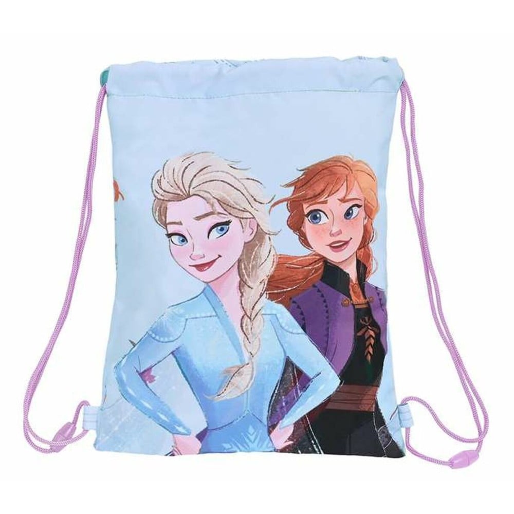 Sac à dos serré par des ficelles Frozen Believe Lila 26 x 34 x 1 cm