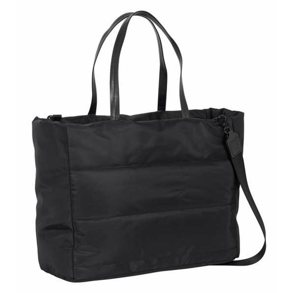 Bag with laptop pocket Mickey Mouse Teen Mood Black 40 x 31 x 17 cm Padded