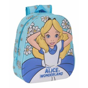 Schulrucksack 3D Clásicos Disney Alice in Wonderland 27 x 33 x 10 cm
