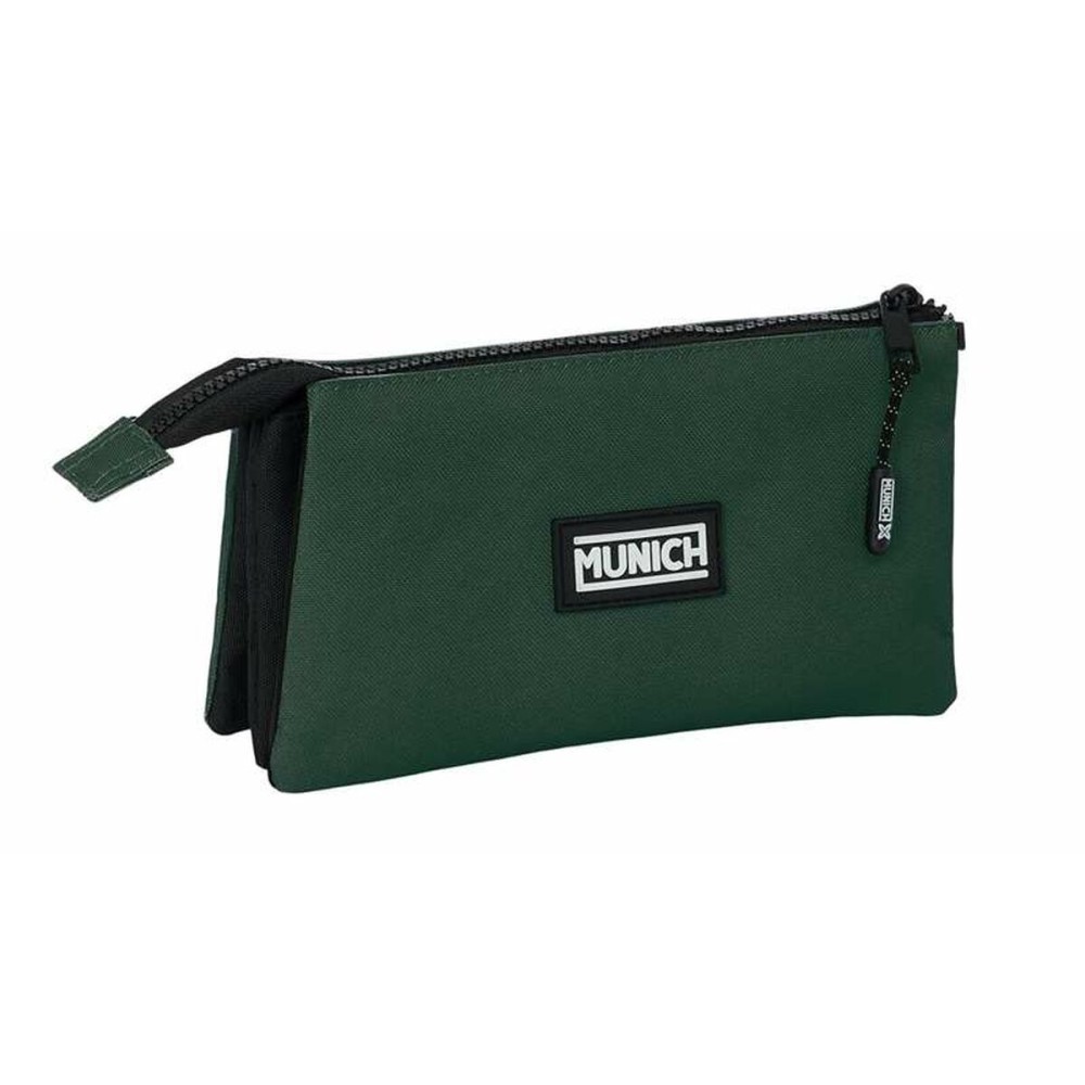 Trousse Fourre-Tout Triple Munich 22 x 12 x 3 cm