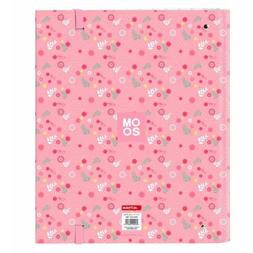 Ring binder Moos Passion Pink 27 x 32 x 3,5 cm