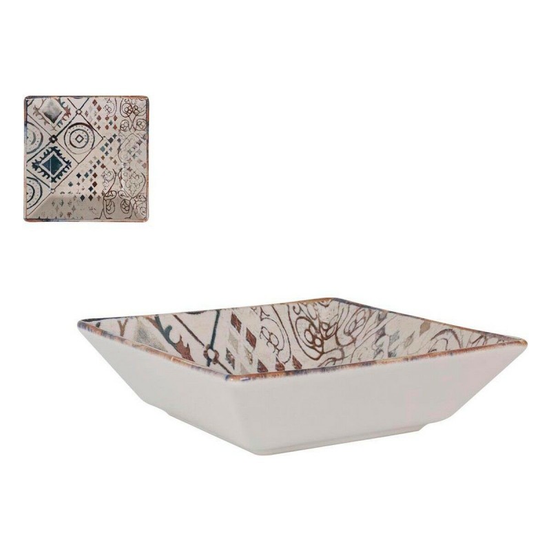 Saladier La Mediterránea Grecia Porcelaine 18 x 18 x 5 cm (24 Unités)