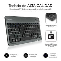 Hülle für Tablet und Tastatur Subblim Samsung Galaxy A8 Schwarz