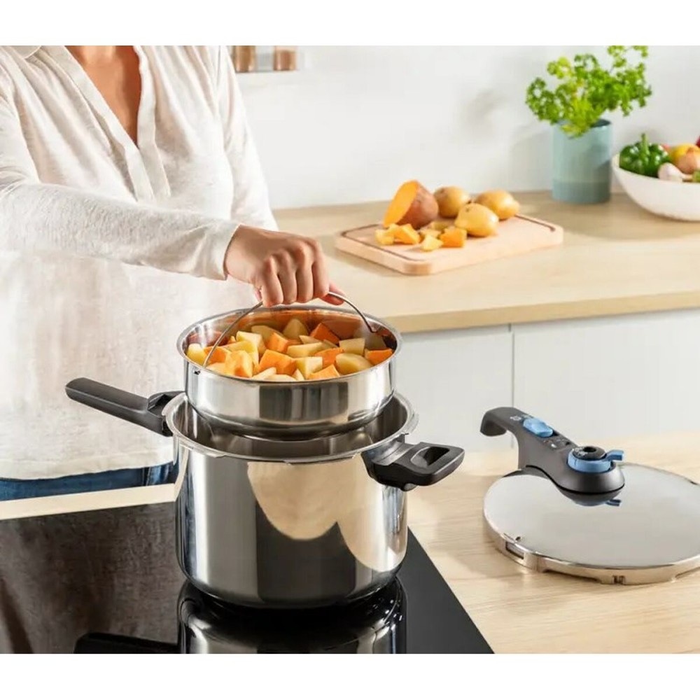 Express-Töpfe Tefal P2580701 Edelstahl Kunststoff 6 L