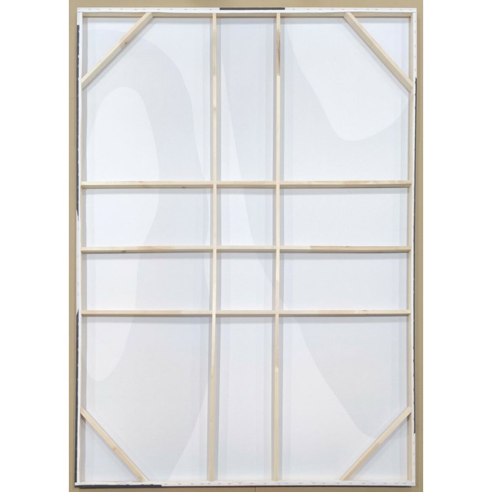 Painting Home ESPRIT White Navy Blue Modern Urban 140 x 3 x 180 cm (2 Units)