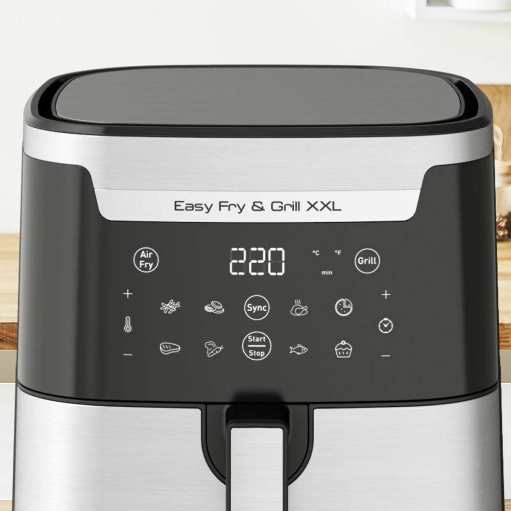 Friteuse à Air Tefal EY801D15 1650 W 6,5 L Noir Acier