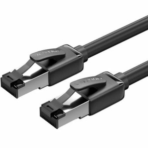 S/FTP starres Netzwerkkabel der Kategorie 8 Vention IKPBG Cat.8 Schwarz 1,5 m