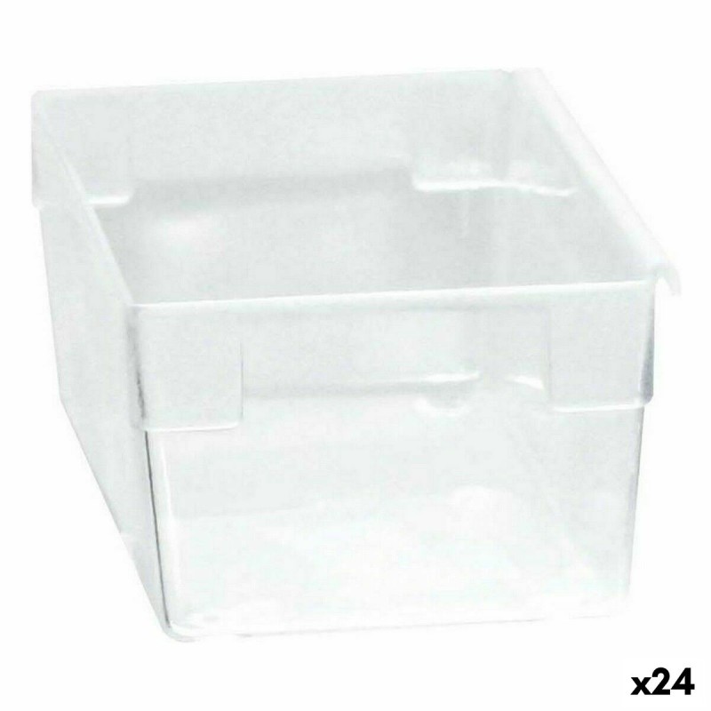 Boîte Multiusage Modulaire Transparent 15 x 8 x 5,3 cm (24 Unités)