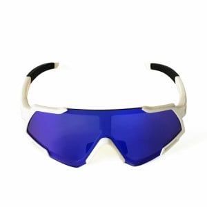 Lunettes de soleil Unisexe Brown Labrador Fx Race Bleu Blanc