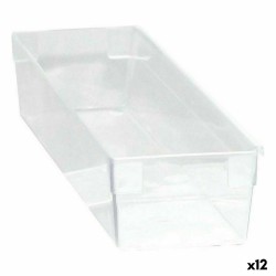 Boîte Multiusage Modulaire Transparent 30,5 x 8 x 5,3 cm (12 Unités)