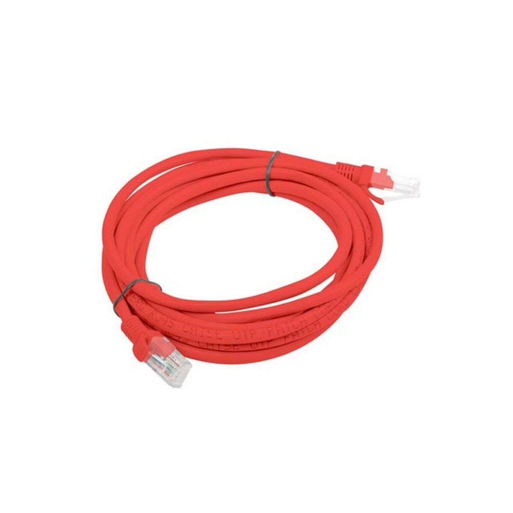 UTP starres Netzwerkkabel der Kategorie 6 Lanberg PCU6-20CC-0300-R Rot 3 m
