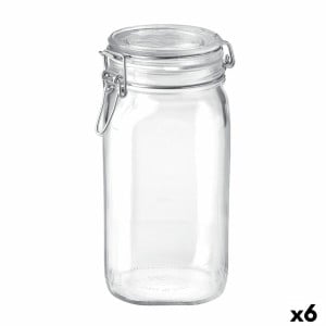 Glass Jar Bormioli Rocco Fido Transparent (6 Units)
