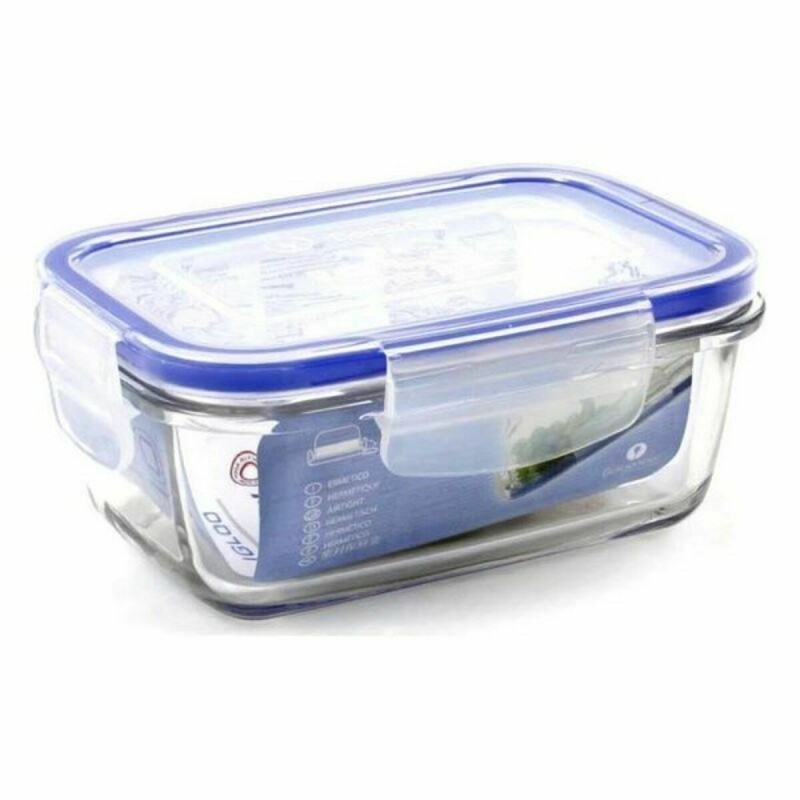 Hermetic Lunch Box Borgonovo 0033538 Rectangular 14,5 x 10 x 6 cm (12 Units)