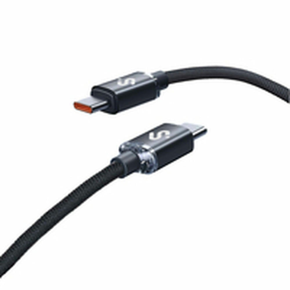 Câble USB-C vers USB-C Subblim SUBCAB-C06001 1 m Noir