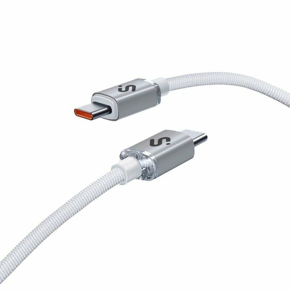 USB-C zu USB-C-Kabel Subblim SUBCAB-C06011 2 m Weiß