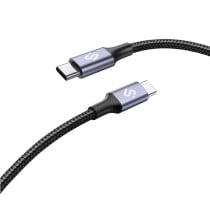USB-C zu USB-C-Kabel Subblim SUBCAB-C10001 1 m Schwarz
