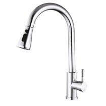 Mitigeur Fontastock Chrome Acier inoxydable Céramique Forme en C