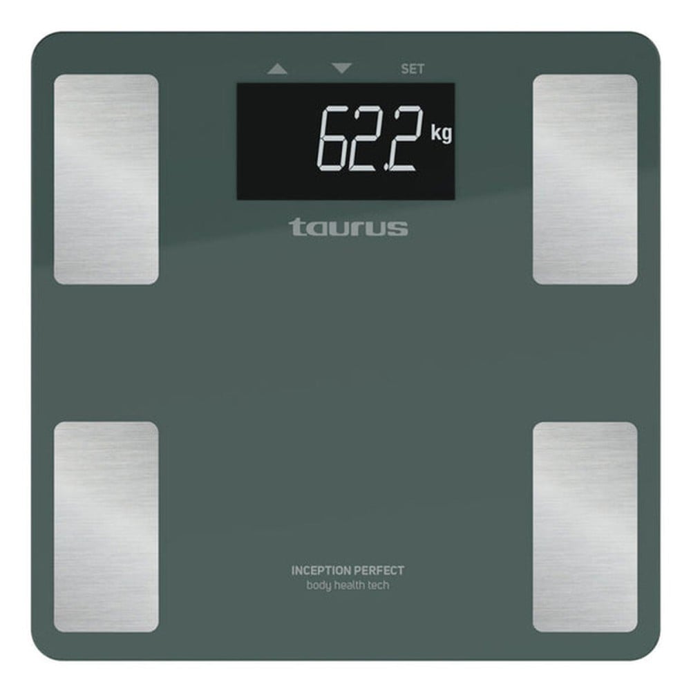 Digitale Personenwaage Taurus INCEPTION PERFE Blau grün Verre trempé 180 kg