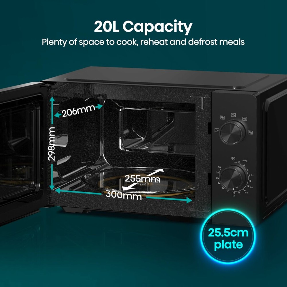 Mikrowelle Hisense H20MOBP1HI Schwarz 700 W 20 L
