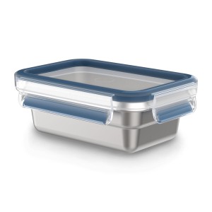 Lunchbox Tefal N11503 Blau Edelstahl rechteckig 500 ml