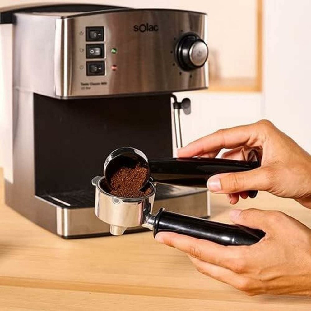Manuelle Express-Kaffeemaschine Solac CE4483 Silberfarben 16 L