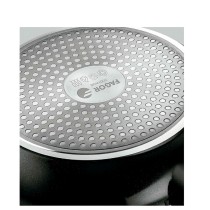 Casserole with Lid Fagor VIVANT 24 NEGRA Black Aluminium 4,8 L