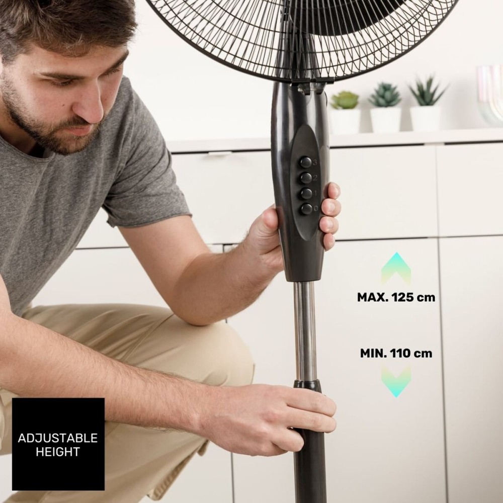 Freistehender Ventilator Taurus GRECO 16CR ELEG Schwarz 50 W