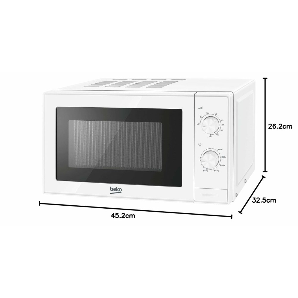 Microwave with Grill BEKO MGC20100W 20L White 1200 W 700 W 20 L