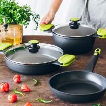 Kasserolle BRA FOODIE 24CM Schwarz Ø 24 cm