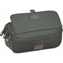 Trousse Fourre-Tout Triple Kappa Basics Gris 21,5 x 10 x 8 cm