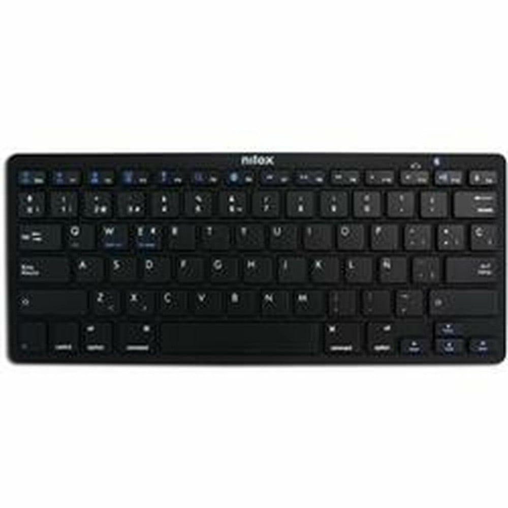 Tastatur Nilox NXKB01B Schwarz Qwerty Spanisch