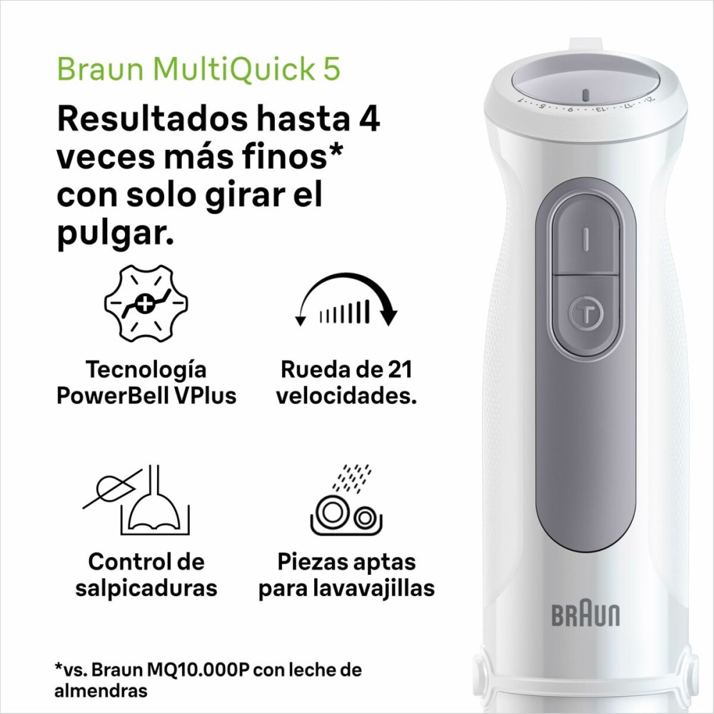 Handrührgerät Braun MultiQuick 5 MQ 50001 M 1000 W Weiß