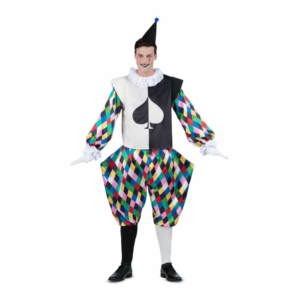 Costume for Adults My Other Me Harlequin White Black