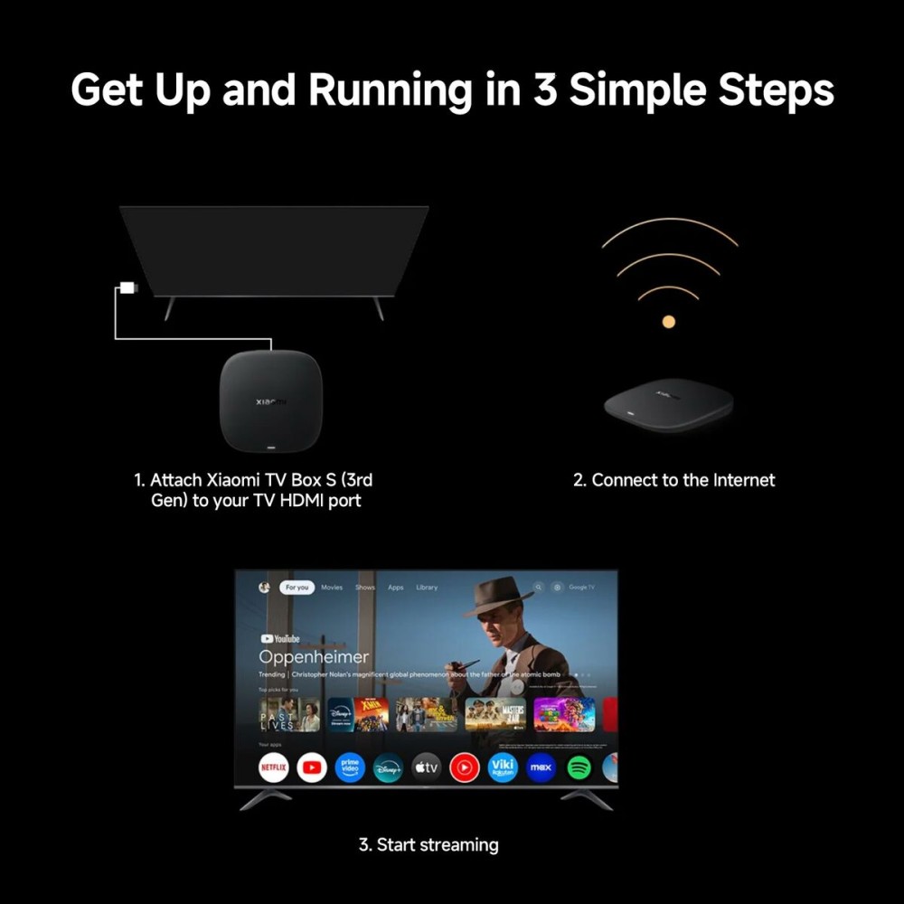 Streaming-Gerät Xiaomi TV BOX S (3RD GEN) 4K