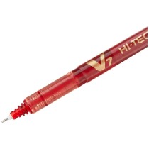 Liquid ink pen Pilot V7 Hi-Tecpoint Red 0,5 mm (12 Units)