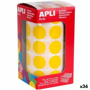 Stickers Apli Gomets Yellow Geometric (36 Units)
