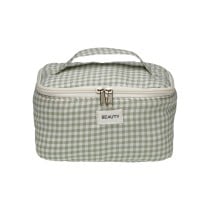 Travel Vanity Case Versa Vichy Green Polyester Textile 12 x 12 x 20 cm