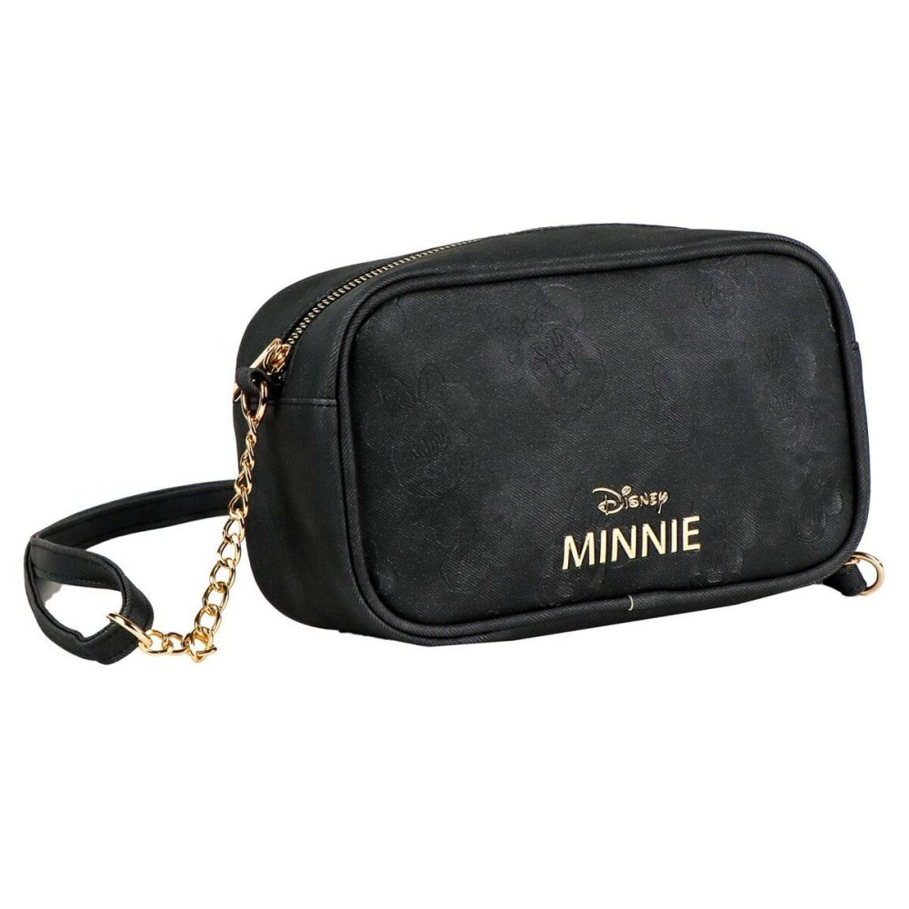 Umhängetasche Minnie Mouse Schwarz 23 x 16 x 8 cm