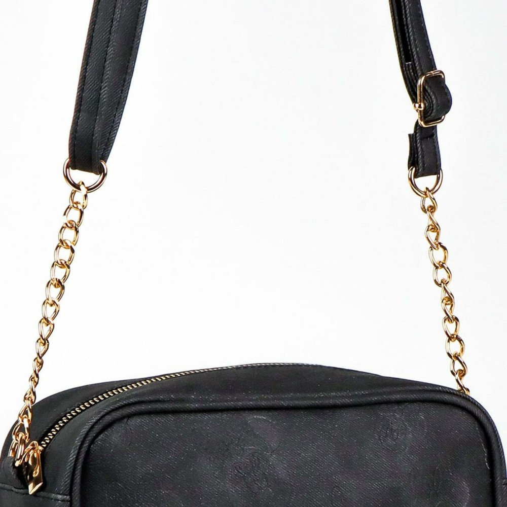 Shoulder Bag Minnie Mouse Black 23 x 16 x 8 cm