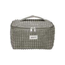 Reise-Toilettentasche Versa Corduroy Blau Polyester Textil 12 x 12 x 20 cm