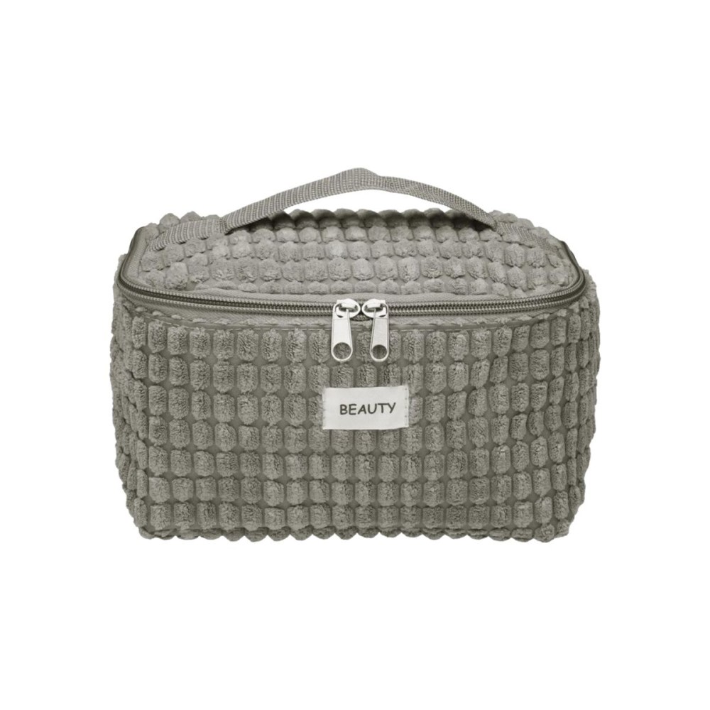Nécessaire de Voyage Versa Corduroy Bleu Polyester Textile 12 x 12 x 20 cm