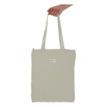 Damen Handtasche Versa Vichy grün 40 x 33 cm