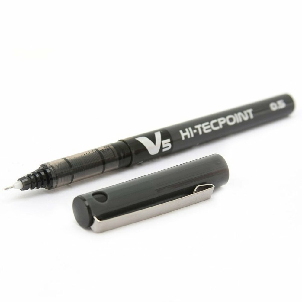 Flüssigtintenstift Pilot V-5 Hi-Tecpoint Schwarz 0,3 mm (12 Stück)