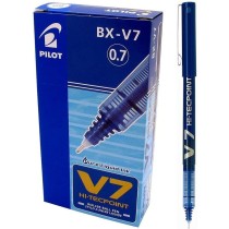 Liquid ink pen Pilot V-7 Hi-Tecpoint Blue 0,5 mm (12 Units)